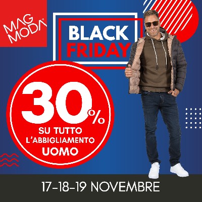 Promo Black Friday Uomo - News e Offerte - Mag Moda